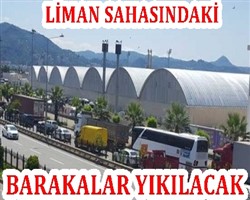 Sahildeki Barakalar Yklacak